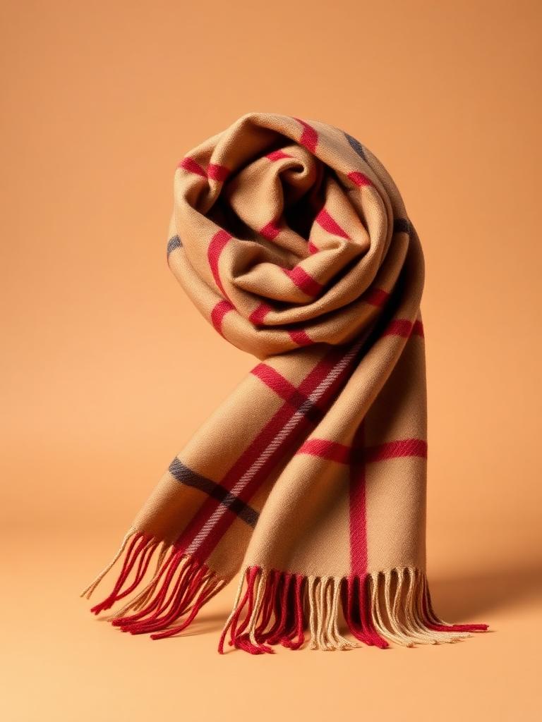 Burberry — Check Cashmere Scarf
