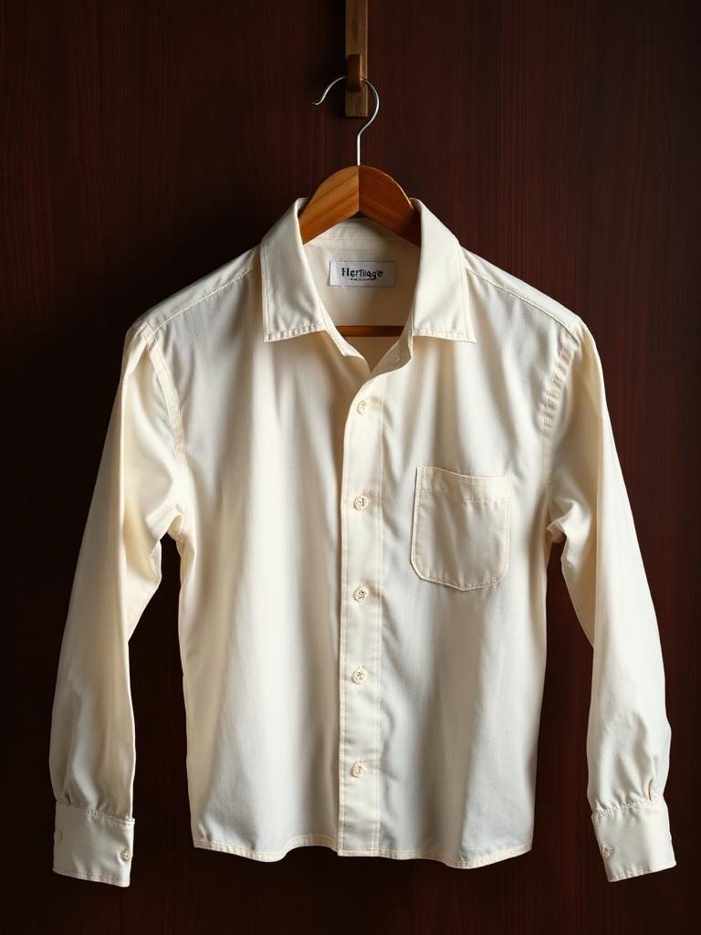 Turnbull & Asser men's ivory sea-island poplin shirt
